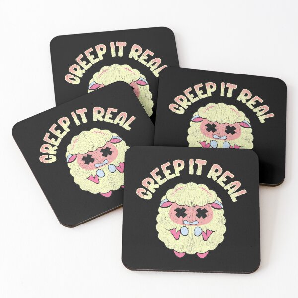 Item preview, Cute & Funny Creep It Real Creepy Sheep Pun designed and sold by perfectpresents.
