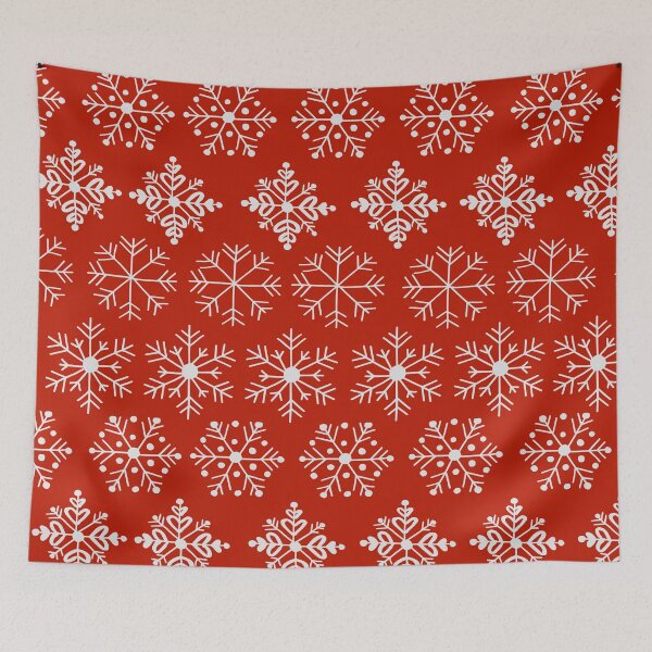 Item preview, Copos de nieve rojos designed and sold by ArtsyEmma2.