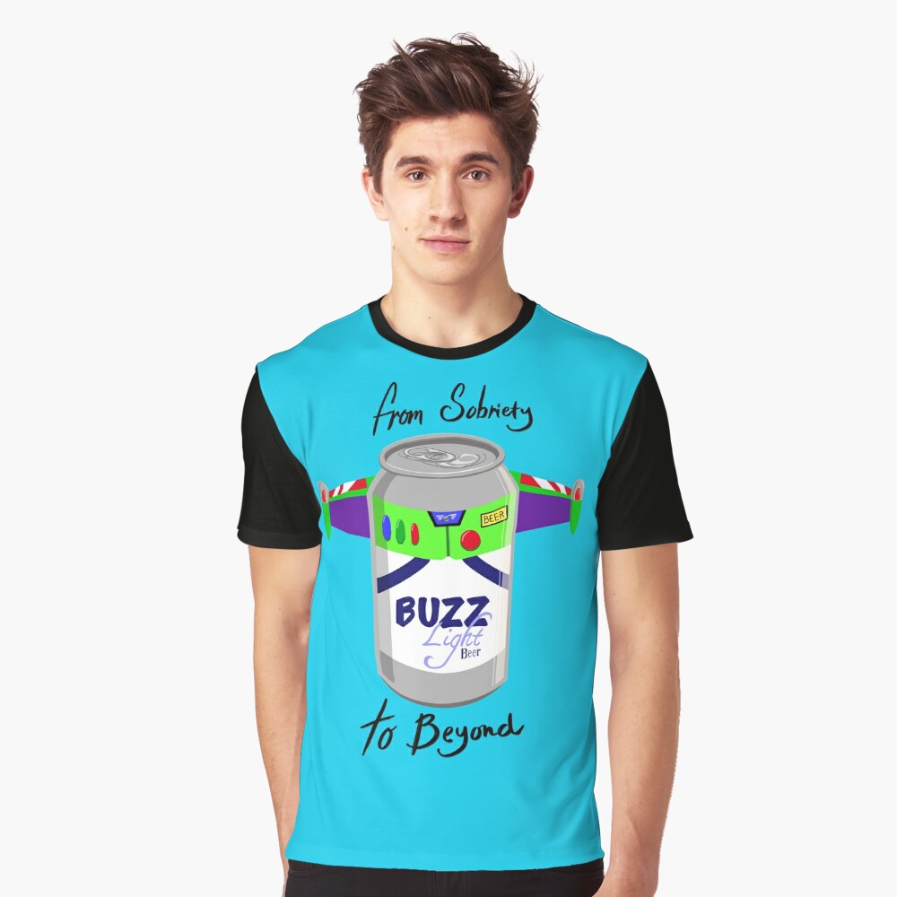 buzz light beer shirt