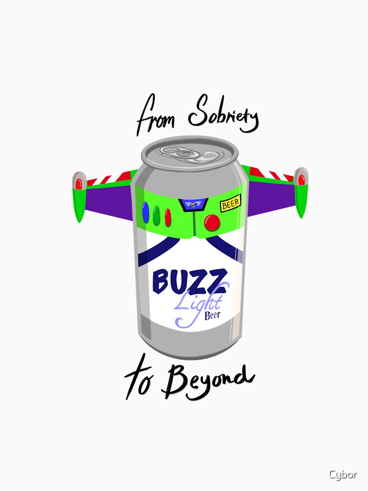 buzz light beer shirt