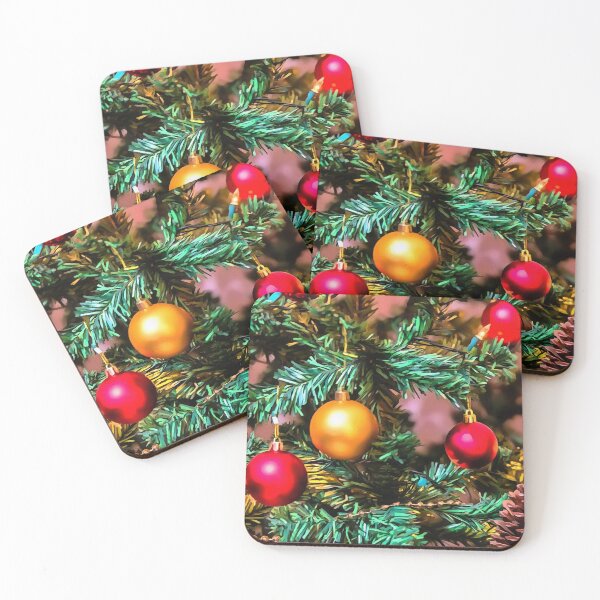 Item preview, Christmas Tree With Fairy Lights and Ornaments Painting designed and sold by taiche.