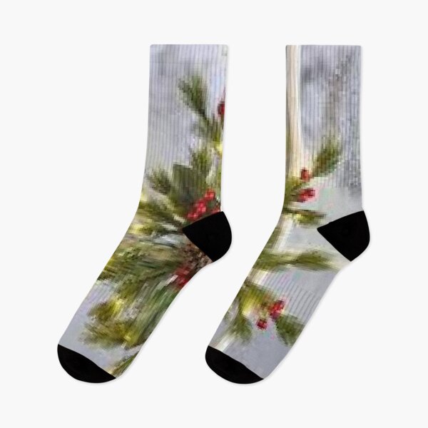 Item preview, Christmas wreath print on home decor and apparel.  Great gift idea. designed and sold by lduke47.