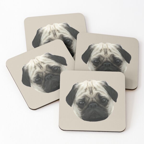 Item preview, Pug Head designed and sold by Delfyn Studios.