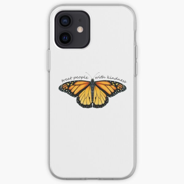 Treat People With Kindness Monarch iPhone Soft Case