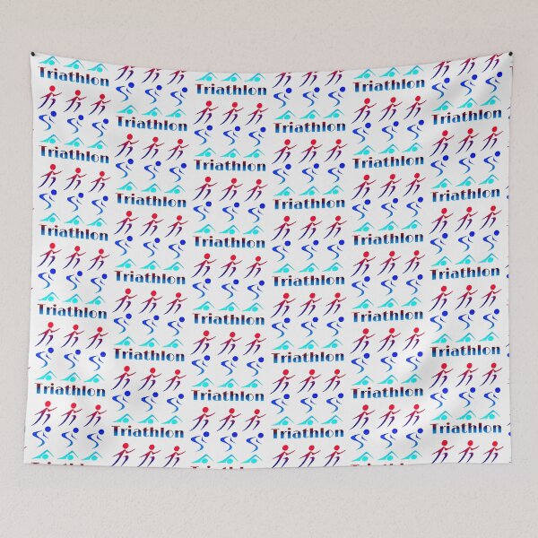 Item preview, Triatlón en 3 con fondo blanco designed and sold by Nosnah.