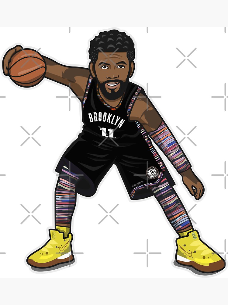 Kyrie Irving Cartoon Style Nets City Edition Magnet