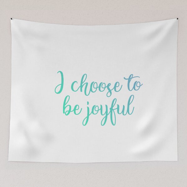 Item preview, I choose to be joyful- Positive affirmation motivational quote designed and sold by Shawlin Islam.