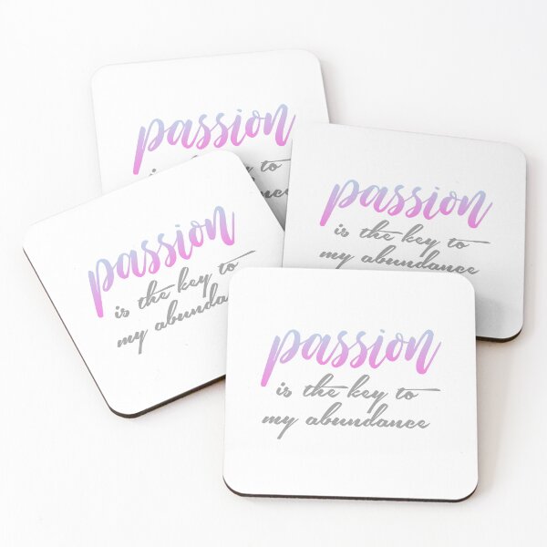 Item preview, Passion is the key to my abundance. Wealth positive affirmation designed and sold by Shawlin Islam.