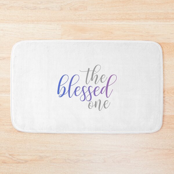 Item preview, The blessed one- Mindful quote for yoga lovers designed and sold by Shawlin Islam.