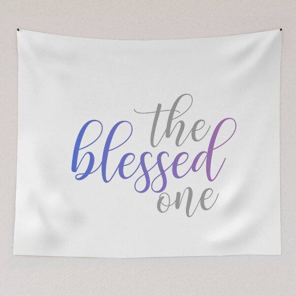 Item preview, The blessed one- Mindful quote for yoga lovers designed and sold by Shawlin Islam.