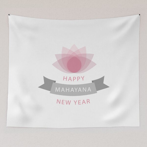Item preview, Happy Mahayana new year- Buddhist New Year greetings designed and sold by Shawlin Islam.