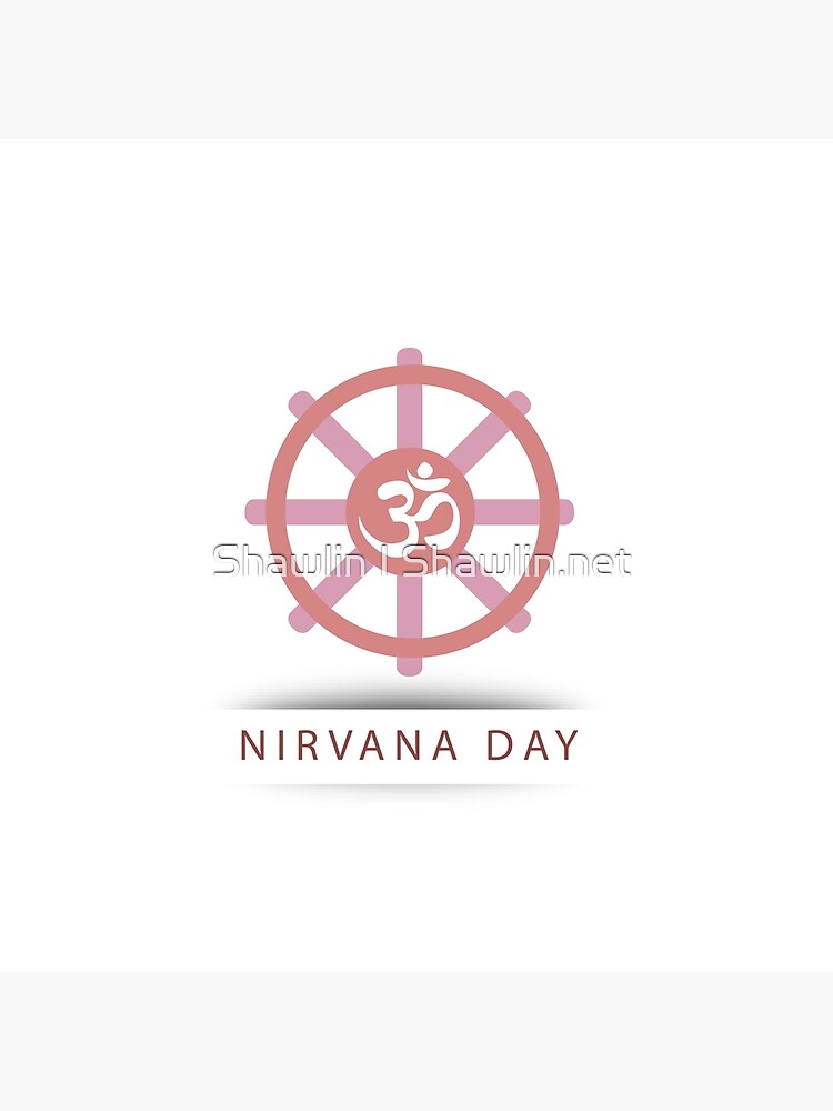 Lámina rígida «Celebración budista del Día del Nirvana: un día que significa  Iluminación después de la muerte, Iluminación sin residuo, Iluminación sin  residuo» de amelislam | Redbubble