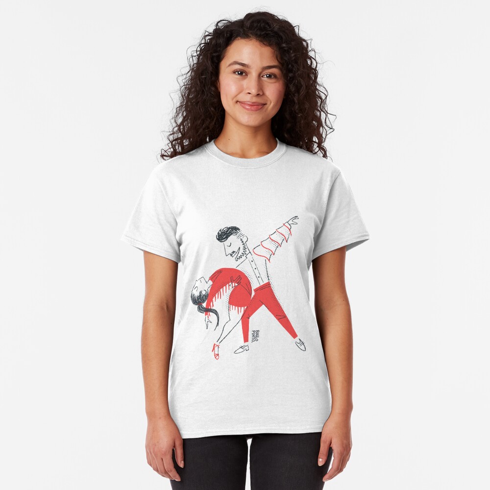 Bailarines de salsa Camiseta clásica