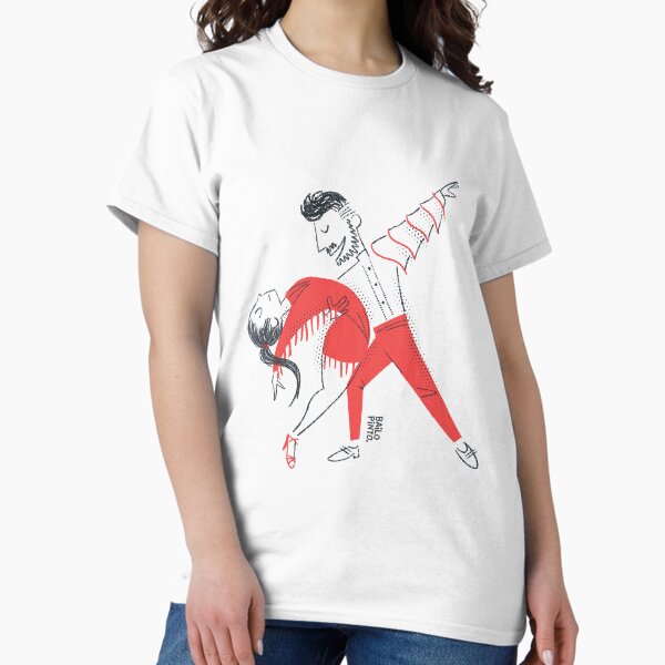 Bailarines de salsa Camiseta clásica