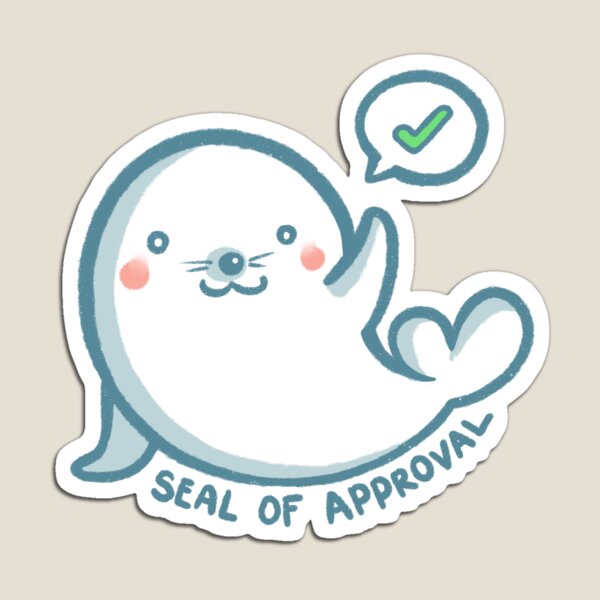 Seal of Approval Magnet