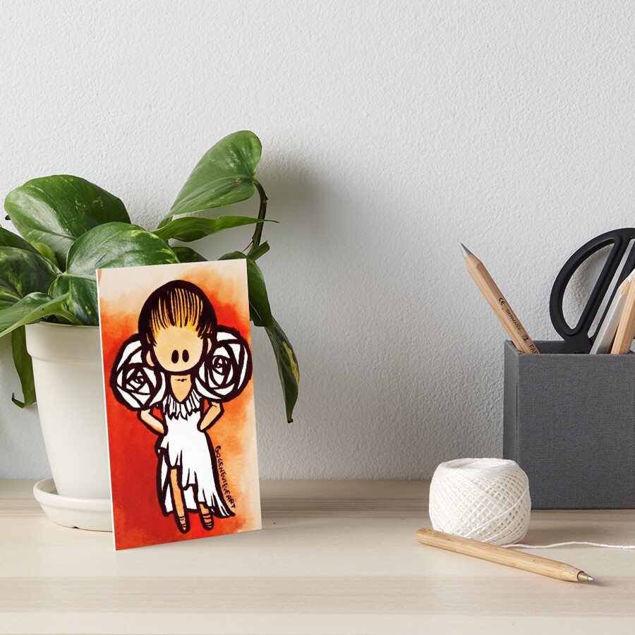 Vista previa del artículo con la obra «Lámina rígida», diseñado y vendido por gogenevieve.