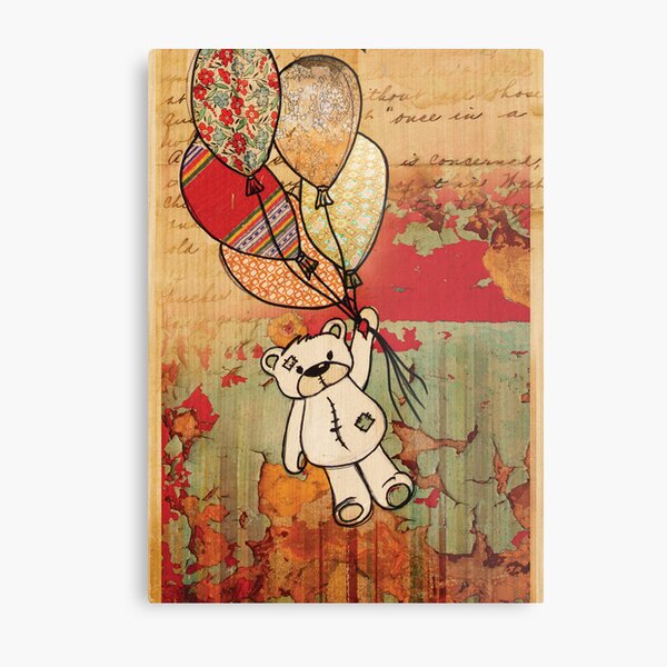 patch bear 2 Metal Print
