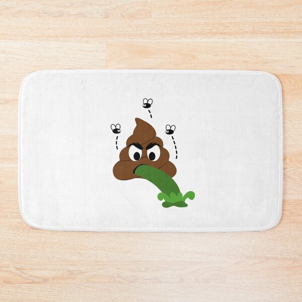 Item preview, A stinky poop puking with house flies around designed and sold by Shawlin Islam.