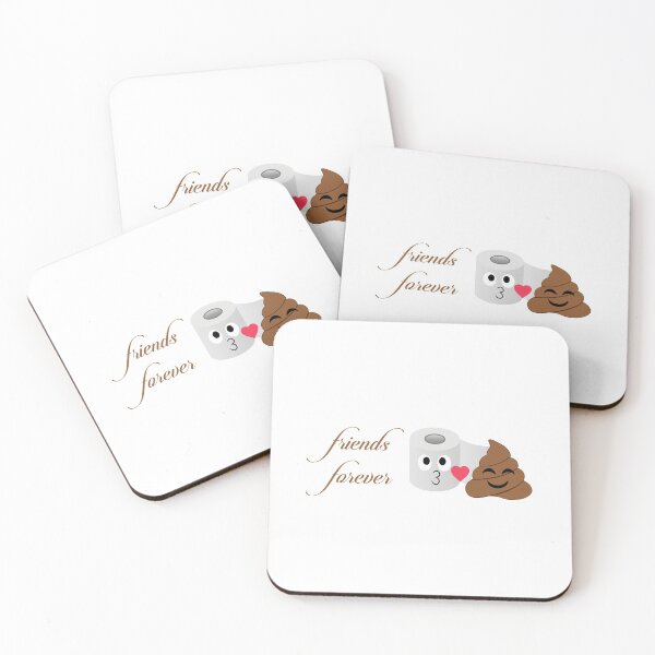 Item preview, Toilet tissue and poop emoji friends forever designed and sold by Shawlin Islam.