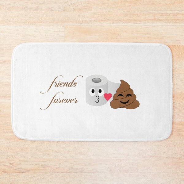 Item preview, Toilet tissue and poop emoji friends forever designed and sold by Shawlin Islam.