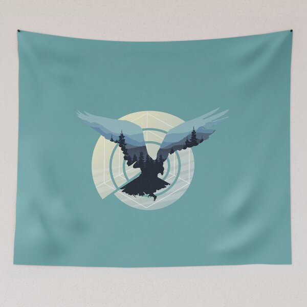 Item preview, Eagle, nature, forest, trees, abstract designed and sold by DerSenat.