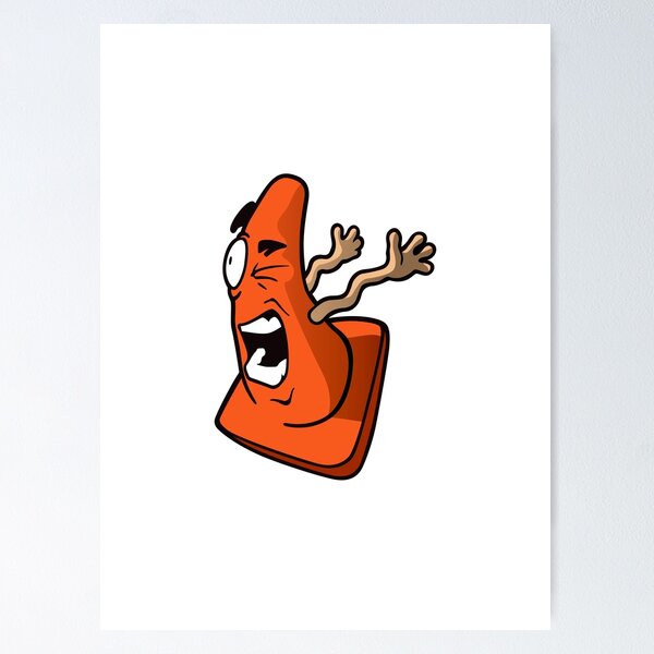 Item preview, Screaming Traffic Cone designed and sold by BreadXDesigns.