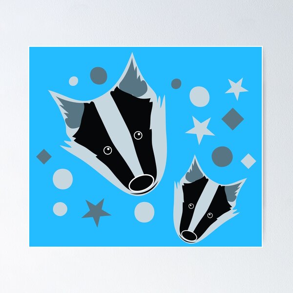 Item preview, badger pattern designed and sold by jazzydevil.
