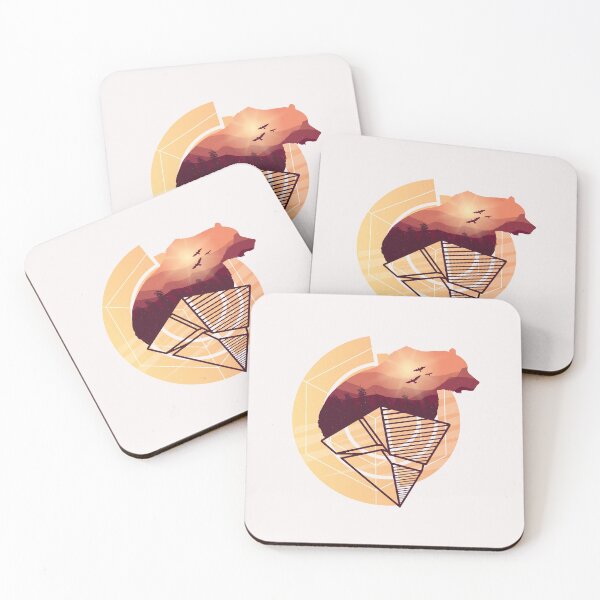 Item preview, Grizzly bear, nature, forest, trees, abstract designed and sold by DerSenat.