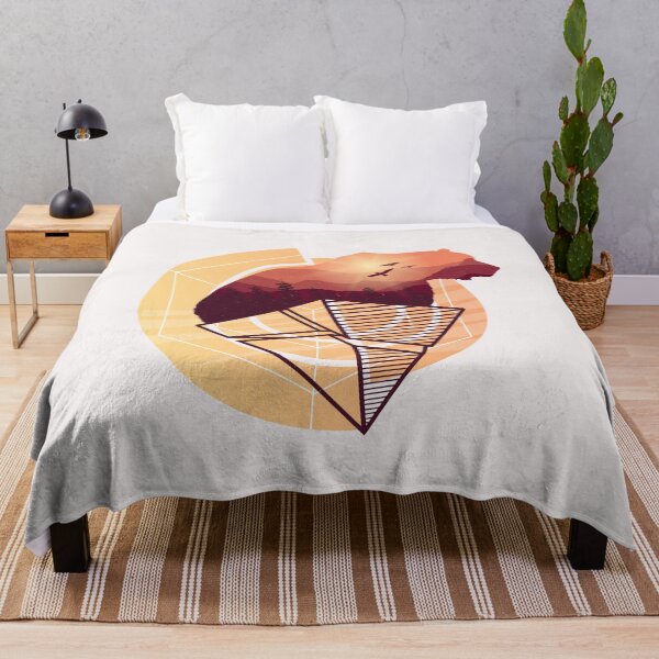 Item preview, Grizzly bear, nature, forest, trees, abstract designed and sold by DerSenat.