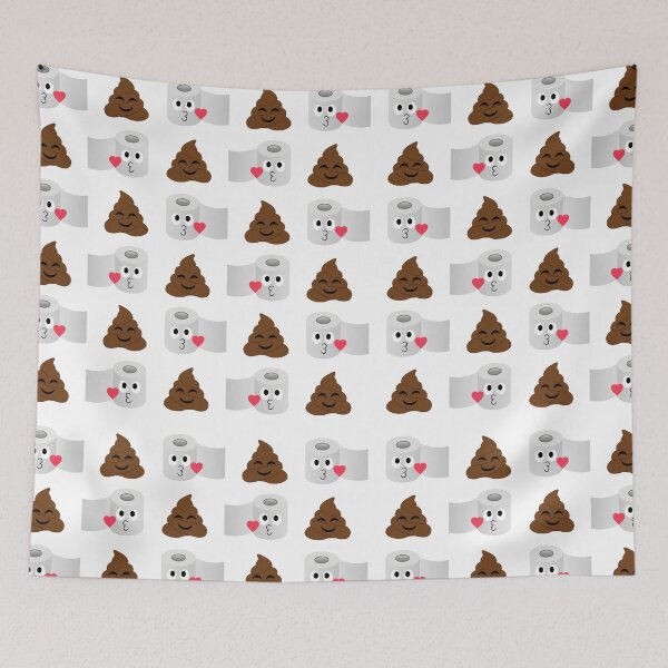 Item preview, Poop and toilet tissue couple designed and sold by Shawlin Islam.