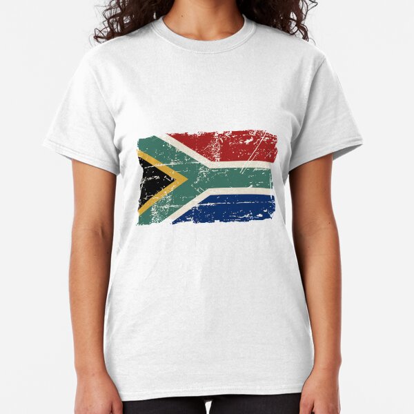 South Africa Flag - Vintage Look Classic T-Shirt