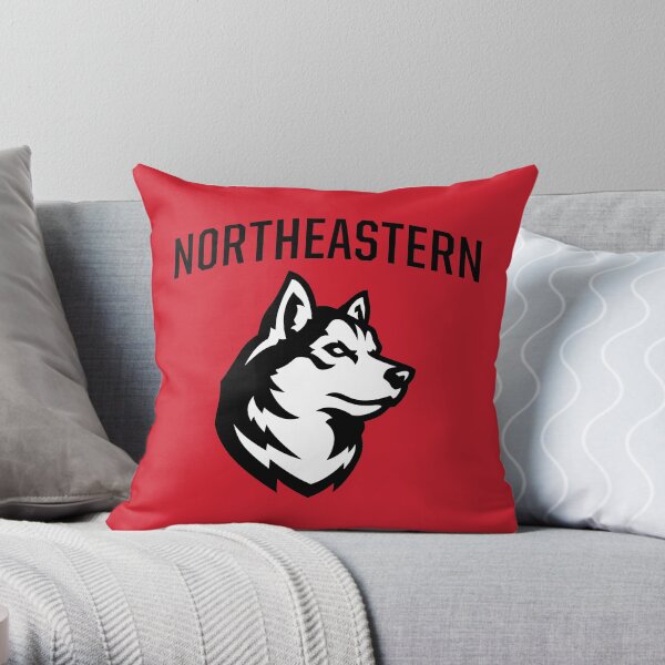 The Northeastern Huskies Throw Pillow