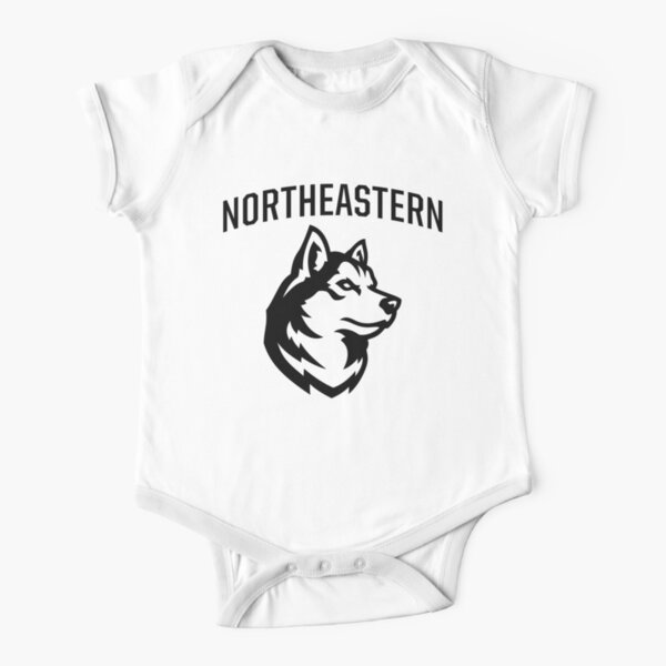 The Northeastern Huskies Short Sleeve Baby One-Piece