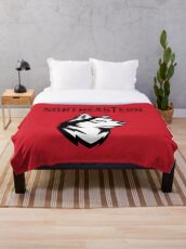 The Northeastern Huskies Throw Blanket