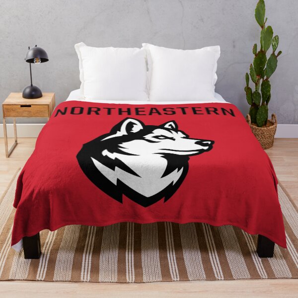 The Northeastern Huskies Throw Blanket