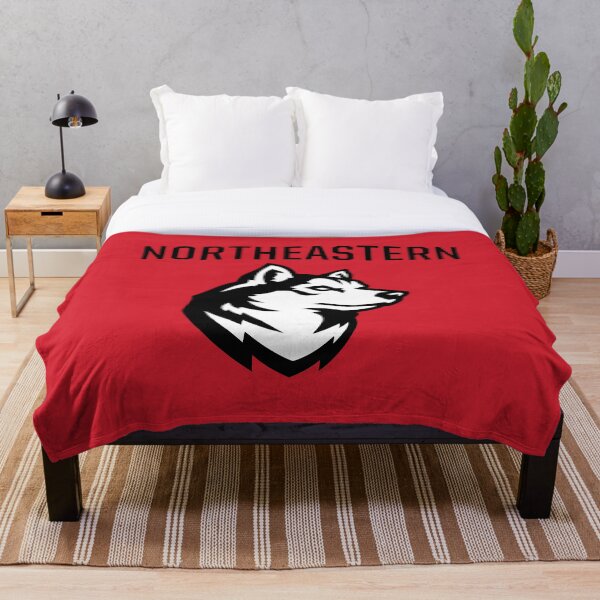 The Northeastern Huskies Throw Blanket