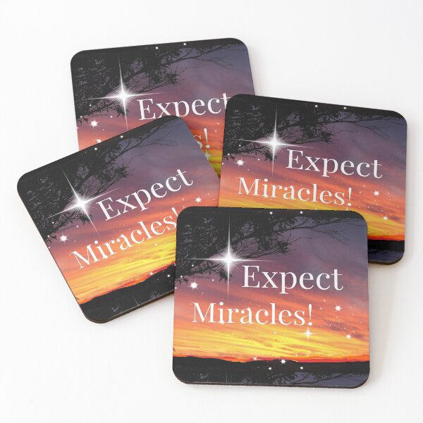 Item preview, Expect Miracles - Inspirational Quote designed and sold by Sarah  Rajkotwala.