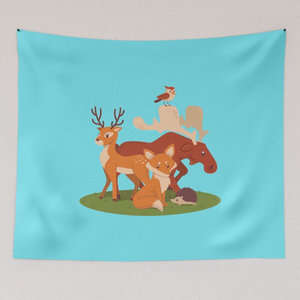 Item preview, cute forest animals designed and sold by DerSenat.