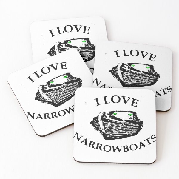 Item preview, I love narrowboats bywhacky designed and sold by designbywhacky.