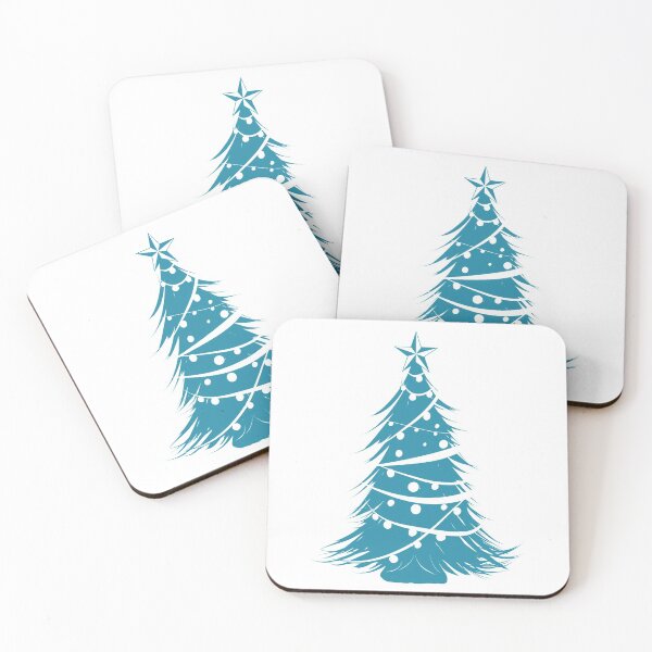 Item preview, Christmas Tree Sketch (Teal) designed and sold by IgniteWithin.