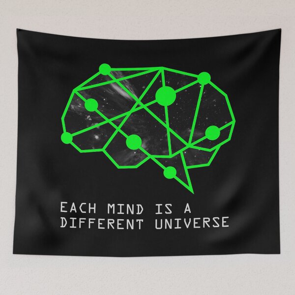 Item preview, Each mind is a different universe  designed and sold by R-A Designs.