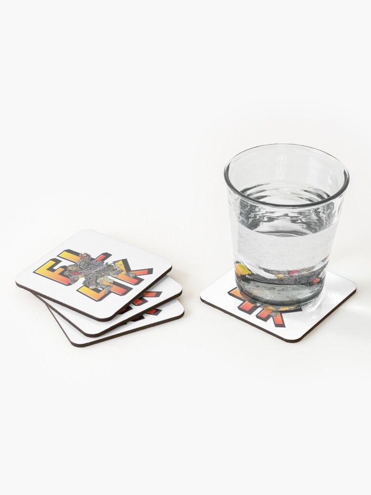 Alternate view of FL4K The Beastmaster Borderlands 3 Rakk Attack! Coasters (Set of 4)