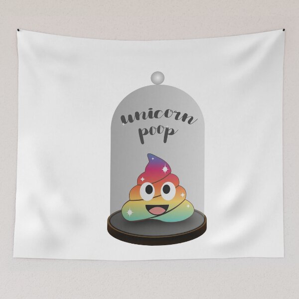 Item preview, Magical Unicorn poop in Glass vial. Rainbow Fairy turd poop emoji designed and sold by Shawlin Islam.