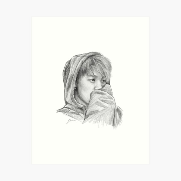 Artikel-Vorschau von Schläfriger Jimin BTS Fanart, designt und verkauft von honeybangtann.
