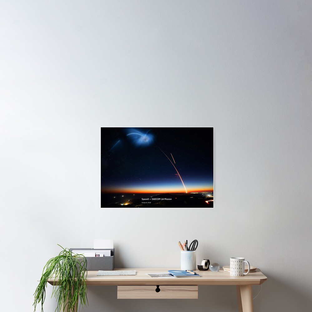 SpaceX — SAOCOM 1A Mission Poster