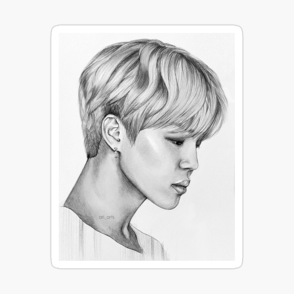 How to draw Jimin - BTS Jimin Drawing (2) 🐥 Tutorial | YouCanDraw - YouTube