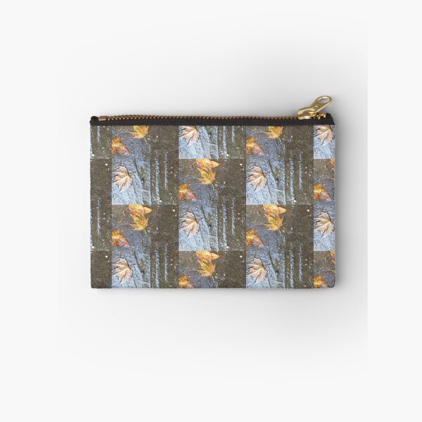 Item preview,   Tire tracks on wet asphalt with yellow leaves designed and sold by walterfest.