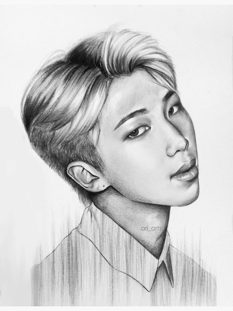 Tarjetas de felicitación «Namjoon Dibujo A Lápiz» de ari-arts | Redbubble