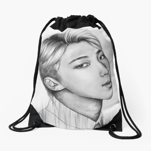 BTS V (Kim Taehyung) colored pencil drawing, BTS fan art Tote Bag