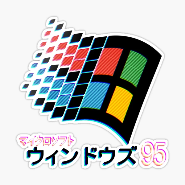 Microsoft Windows 95 - Japanese | Sticker